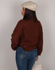 Pull liberty mezzo collo Brown