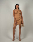 Mini dress Chiara beige