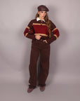 Jeans balloon brown