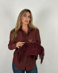 Camicia Bea bordeaux
