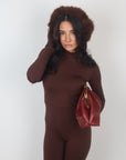 Jumpsuit icon brown