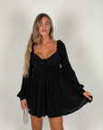 Mini dress starlette nero
