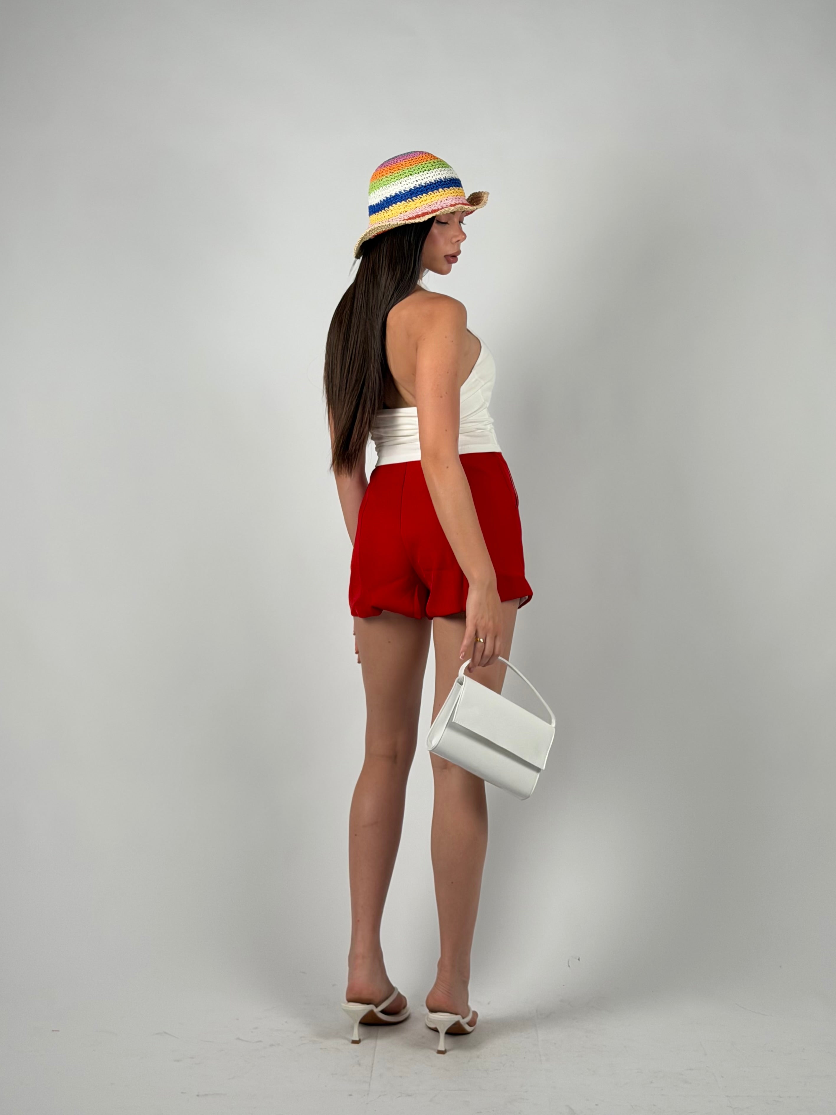 Shorts rosso basic