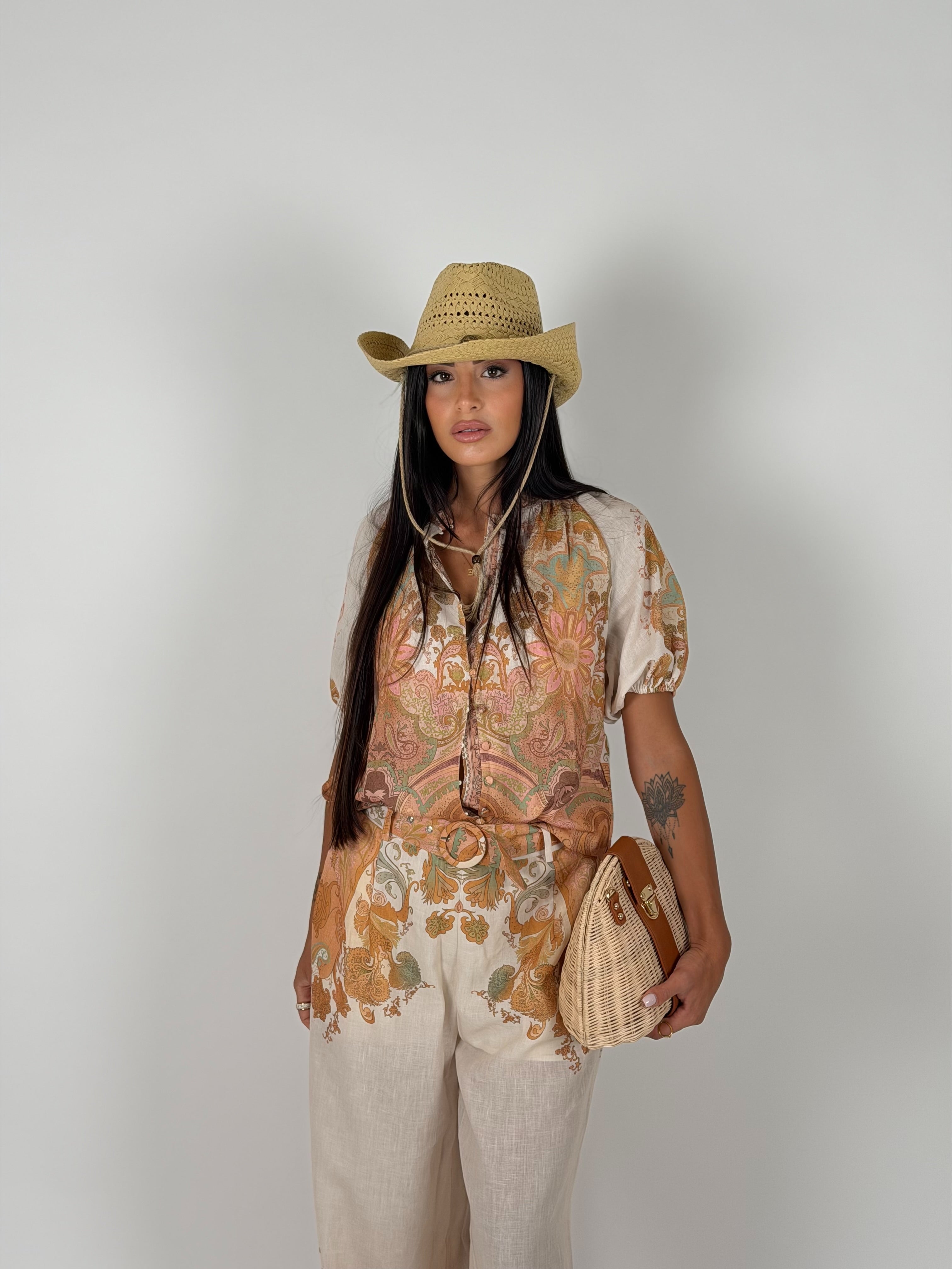 Coordinato oriental beige