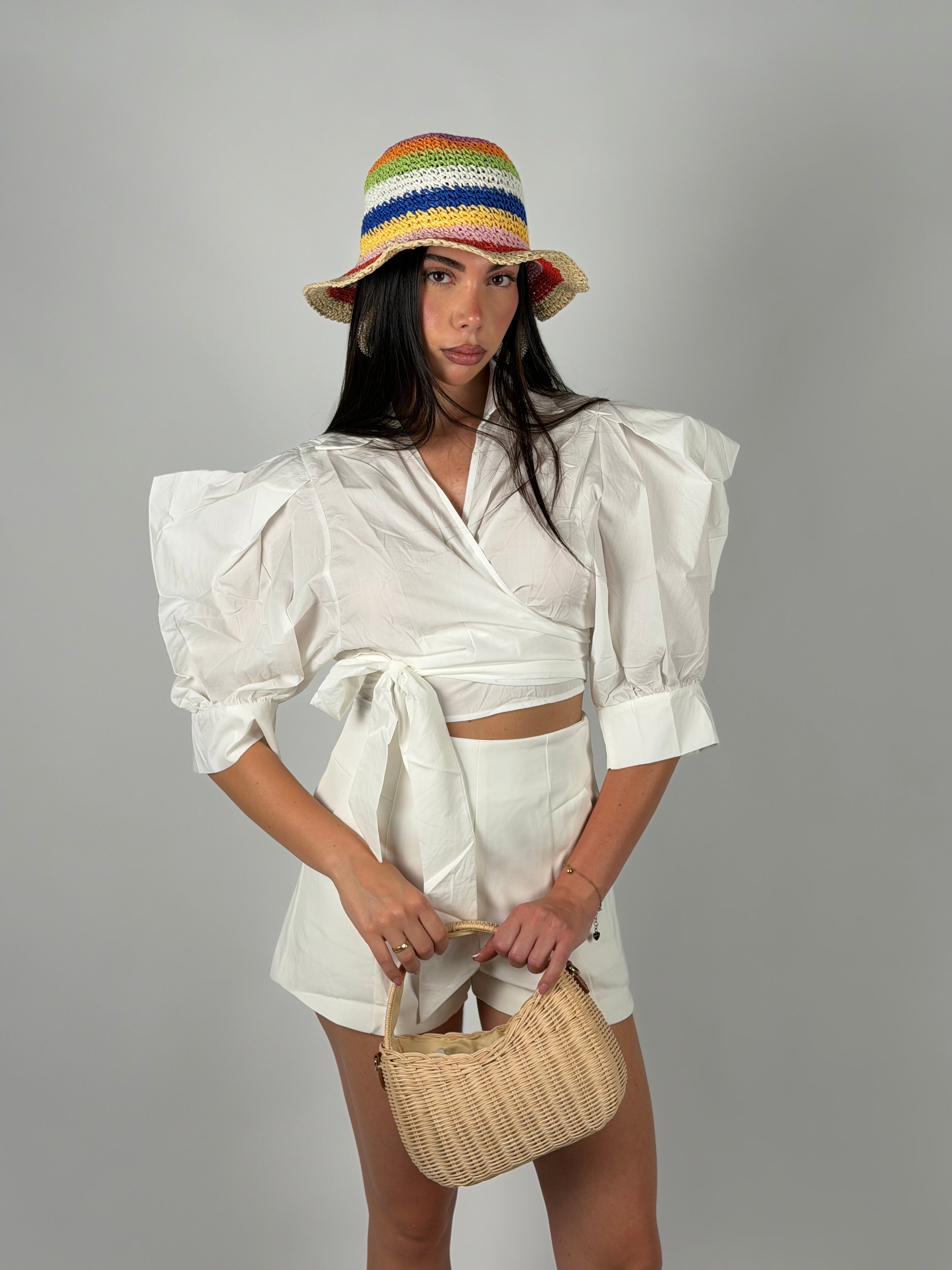 Shorts bianco basic