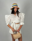 Shorts bianco basic