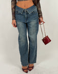 Jeans balloon wide