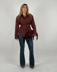 Camicia Bea bordeaux