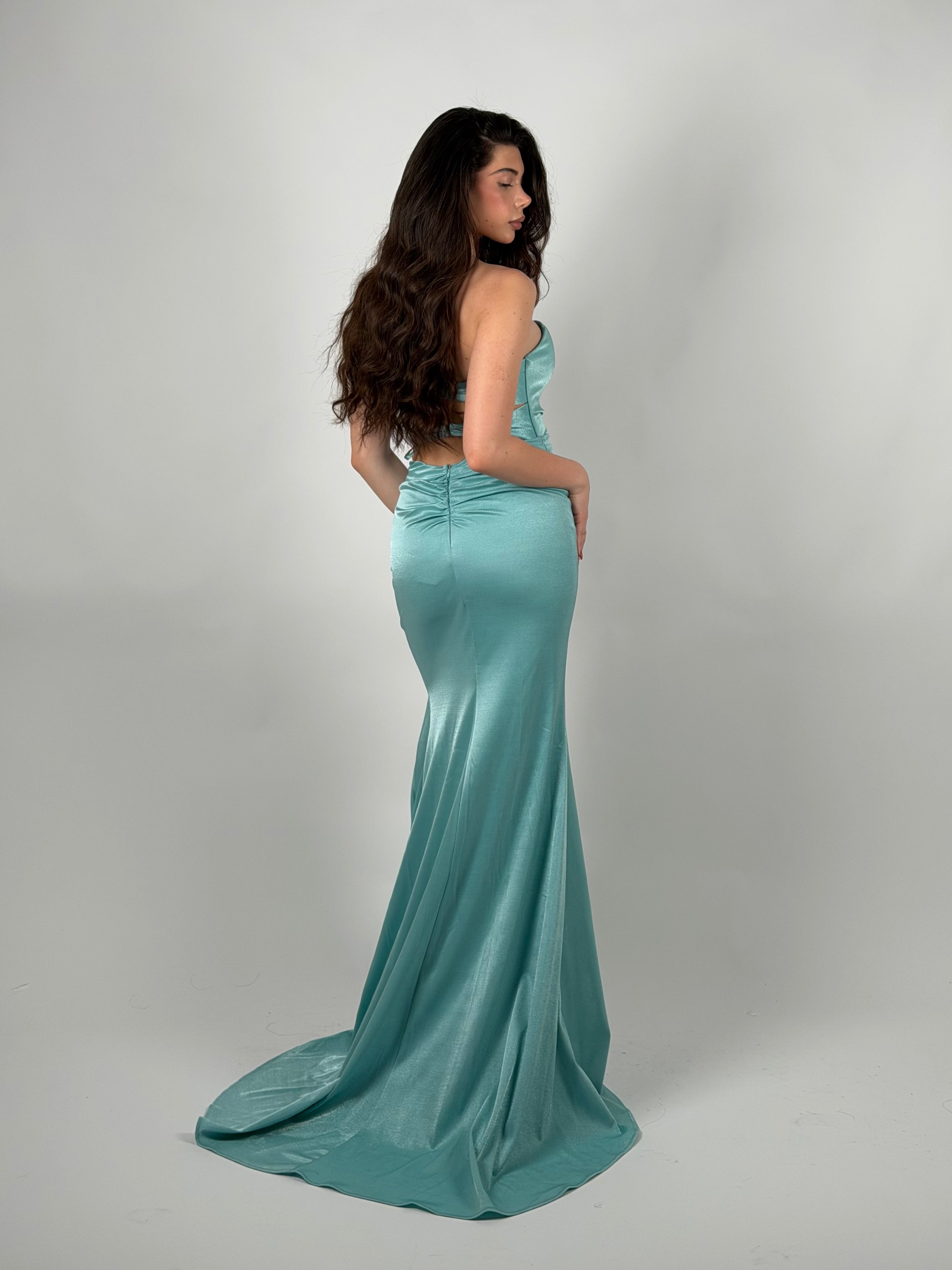 Dress Sofia verde tiffany