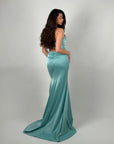 Dress Sofia verde tiffany