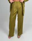 Pantalone emily verde oliva