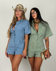 Mini Jumpsuit blu jeans