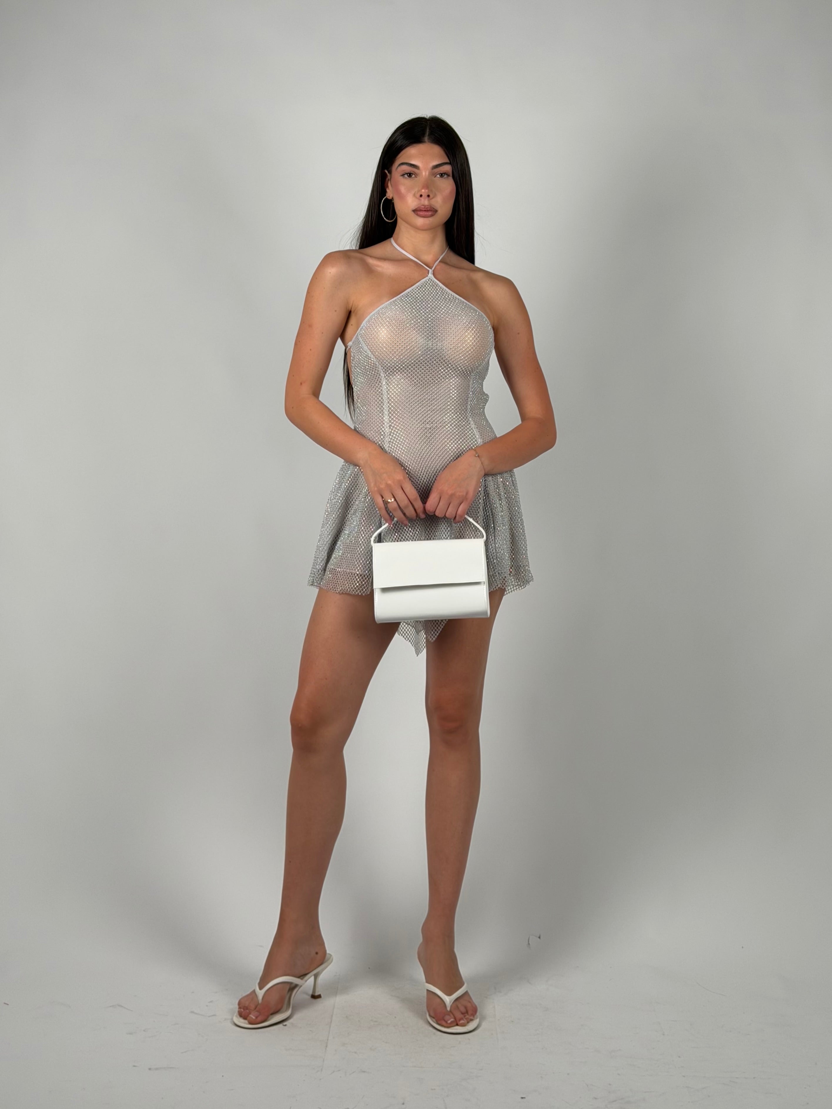 Dress Coachella argento