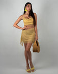 Coordinato Coachella gold