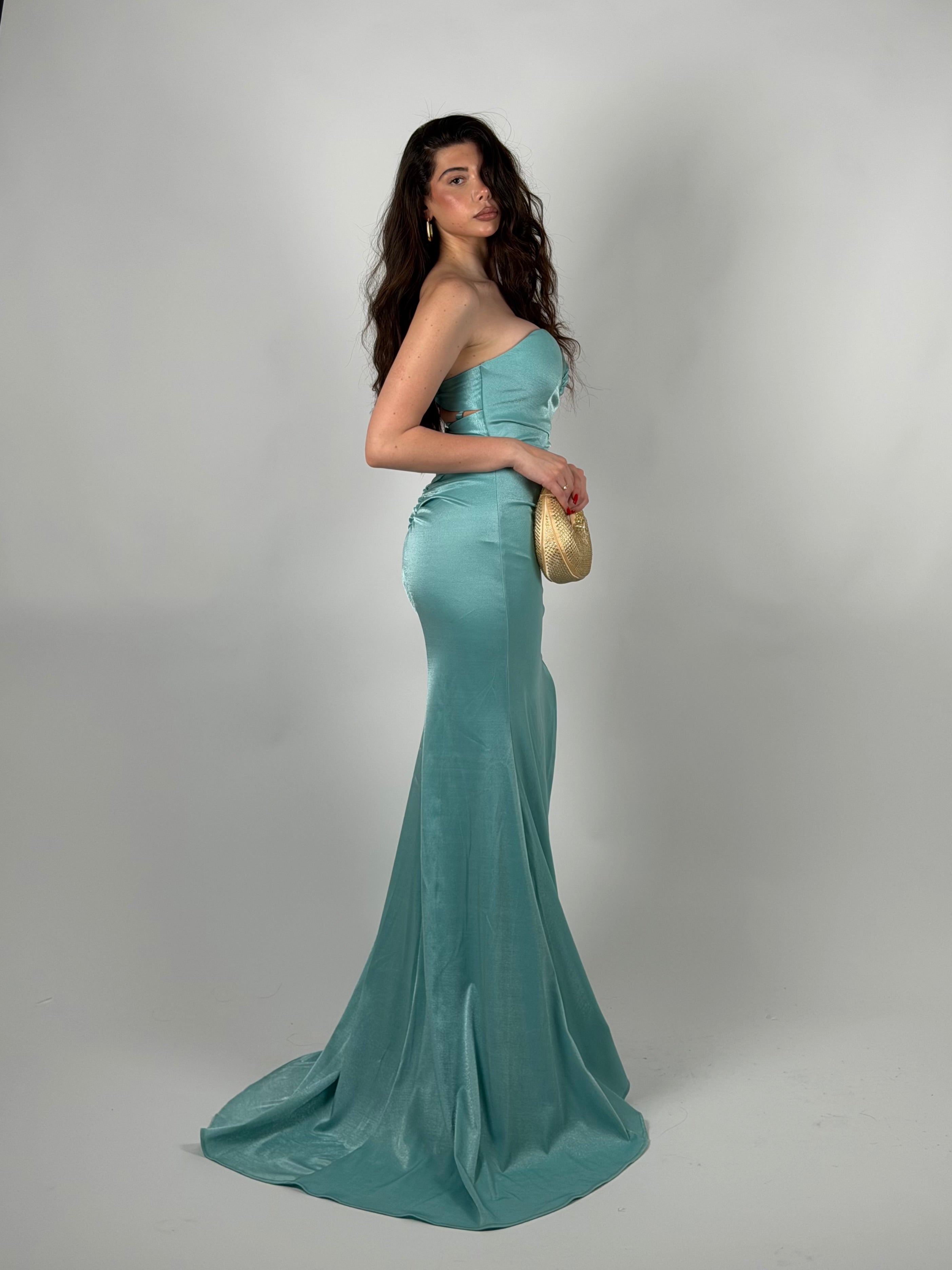 Dress Sofia verde tiffany