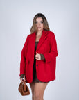 Blazer Coat west rosso