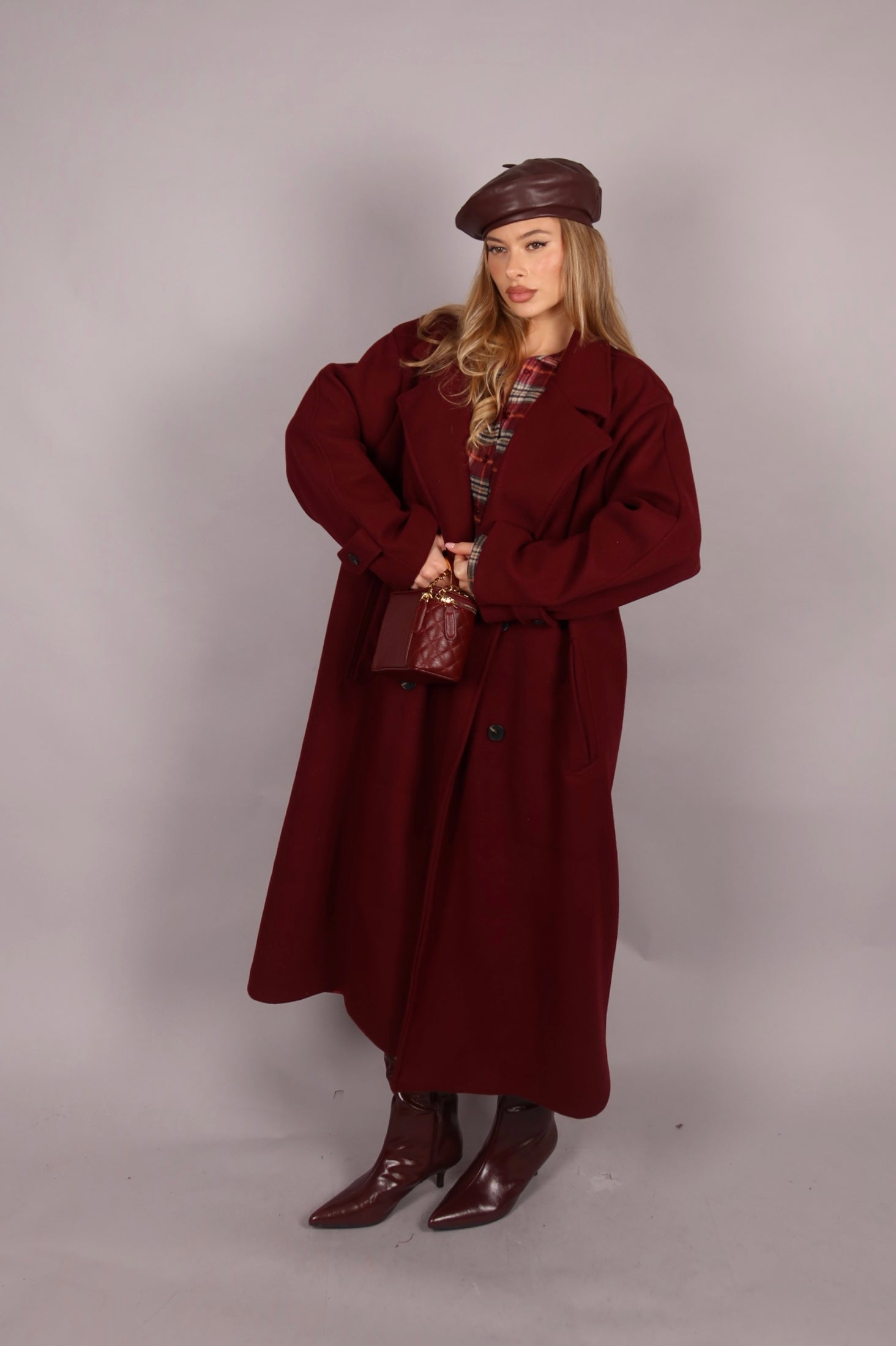 Cappotto Coat bordeaux