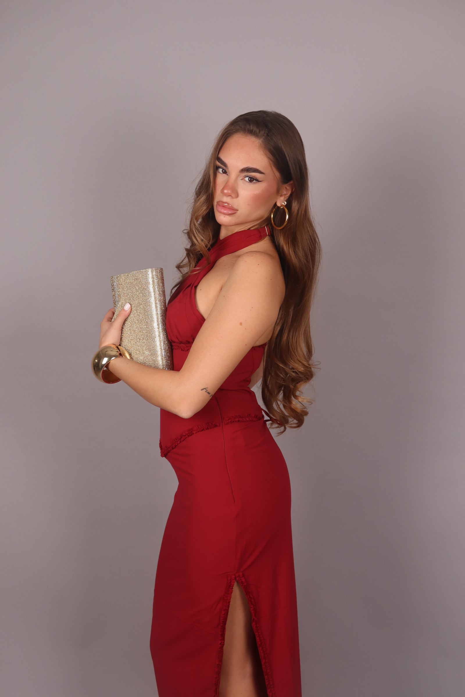 Dress Meredith bordeaux